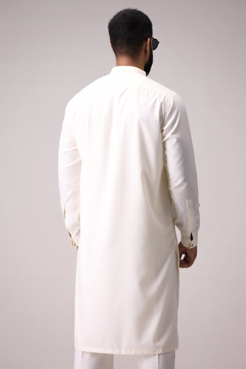 ROYAL OFF WHITE KAMEEZ TROUSER