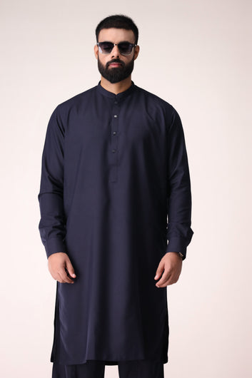 CLASSIC NAVY BLUE KAMEEZ SHALWAR