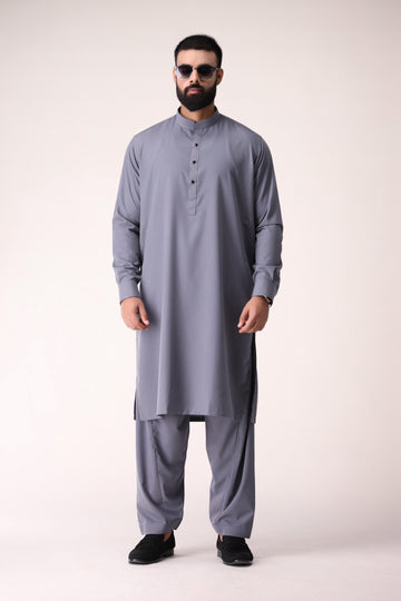 GREY KAMEEZ SHALWAR