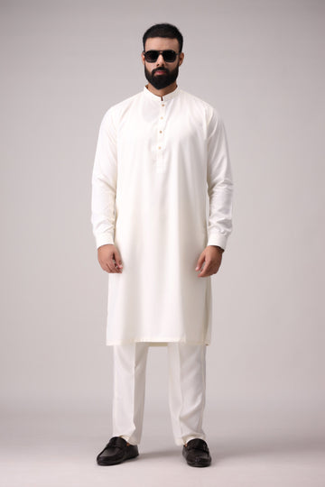 ROYAL OFF WHITE KAMEEZ TROUSER