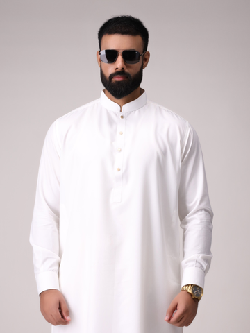 Classic Off White Kameez Shalwar