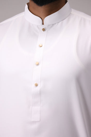 CLASSIC WHITE KAMEEZ SHALWAR