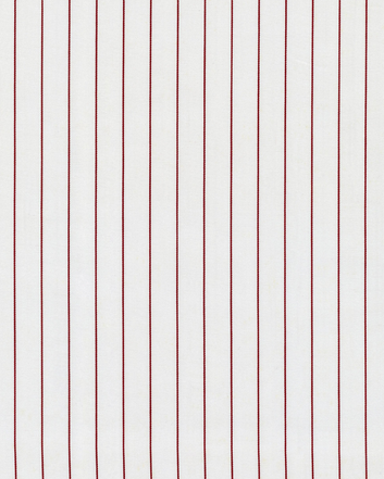 Off White / Maroon Pin Stripes Cotton Shirt