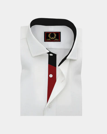White With Black & Red Sports