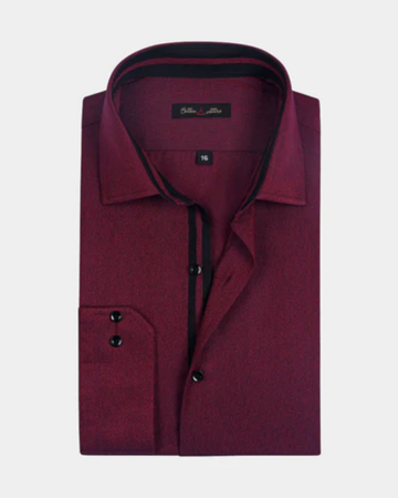 Burgundy With Dual Black Inlay