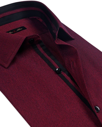Burgundy With Dual Black Inlay