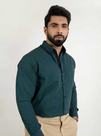 Green Semi-Formal Shirt