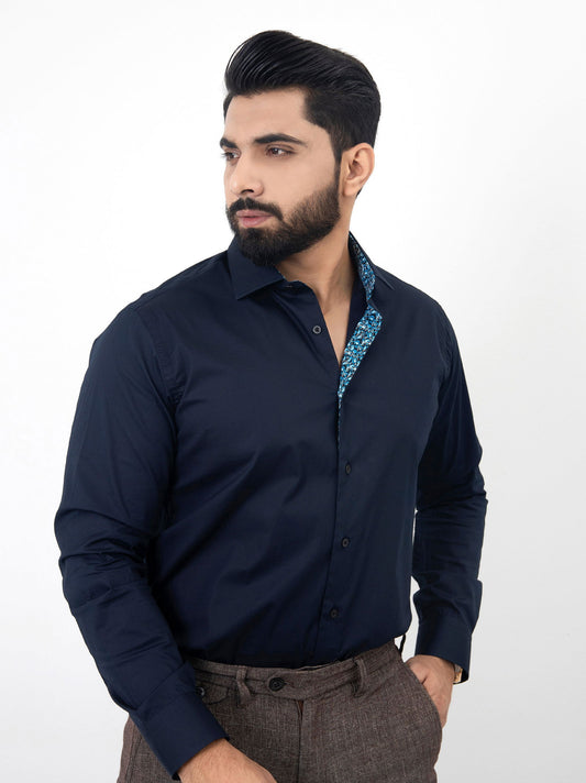 Midnight blue Semi Formal shirt