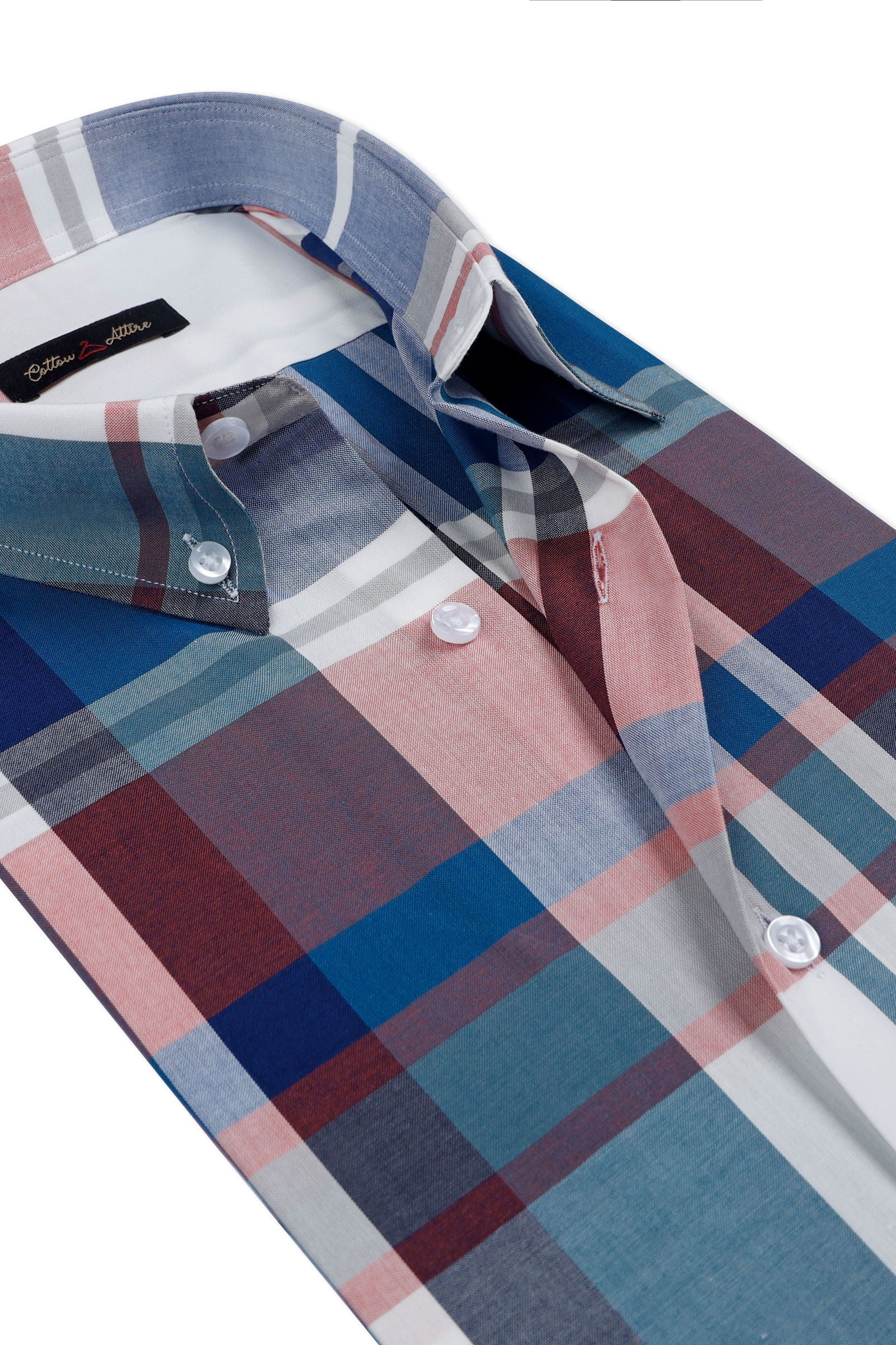Mosaic Checks Shirt - Cotton Attire Pakistan