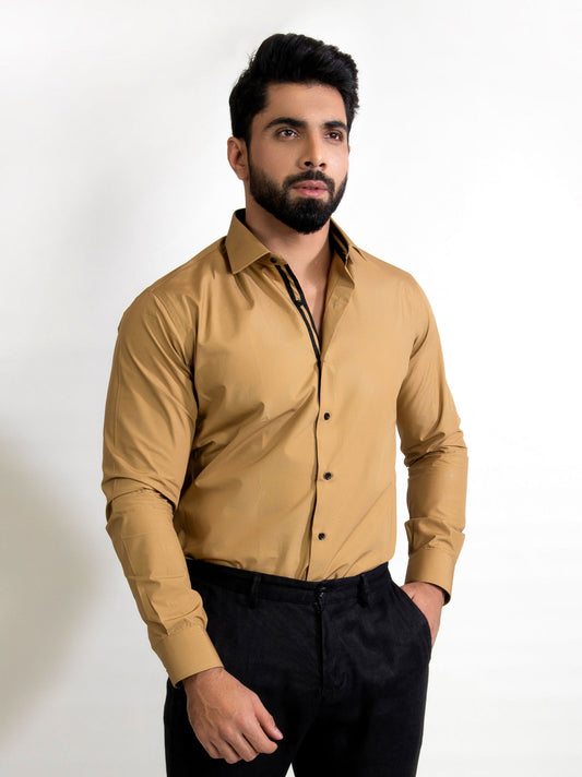 Mustard Semi-Formal Shirt