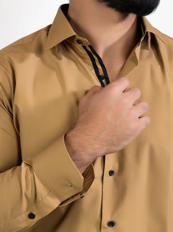 Mustard Semi-Formal Shirt