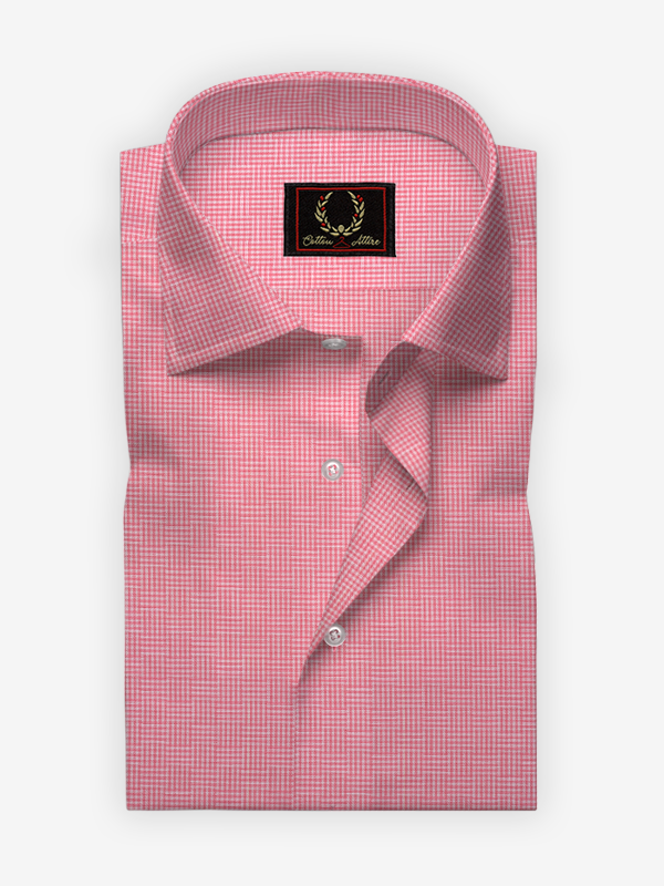 Salmon Shirt - Cotton Attire Pakistan