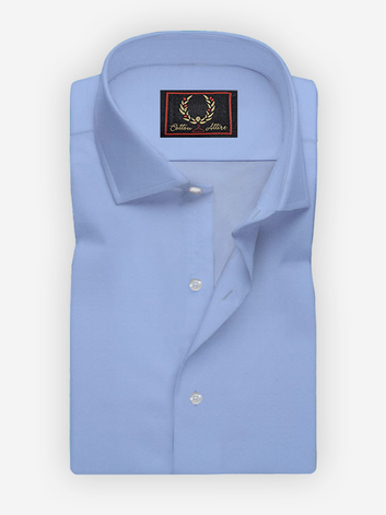 Sky Blue Solid Shirt
