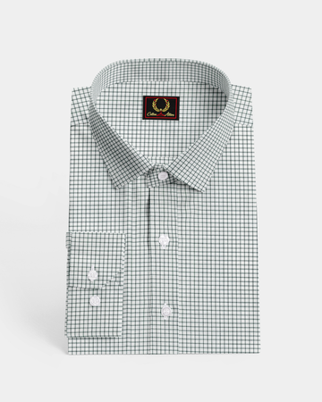 Dim Green Mini Check Shirt