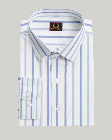 Sky Blue Pinstripe Shirt