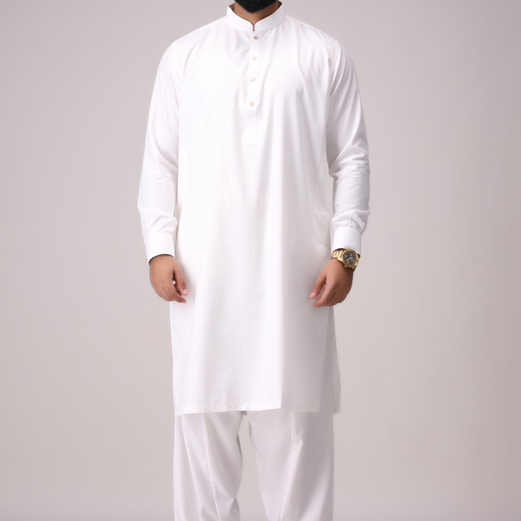 CLASSIC WHITE KAMEEZ SHALWAR