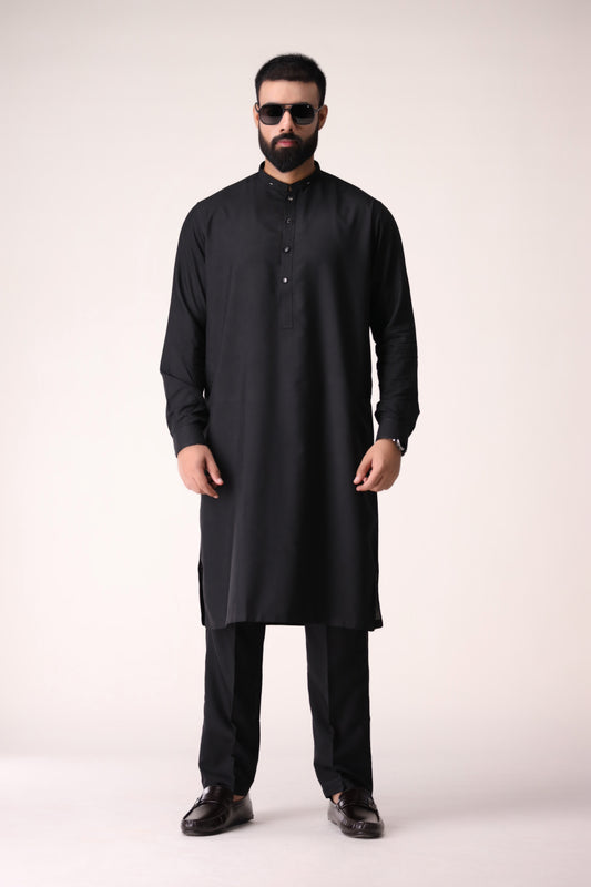 ROYAL BLACK KAMEEZ TROUSER