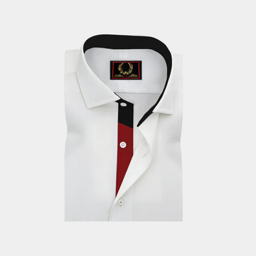 White With Black & Red Sports